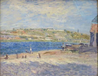 Flussufer bei Saint-Mammès